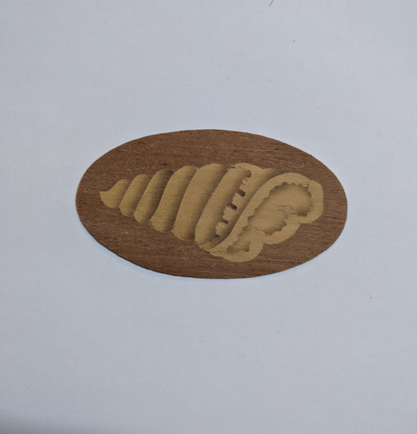design 4 oval shell inlay