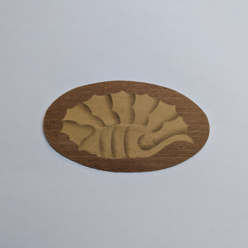 Design 6 oval shell inlay