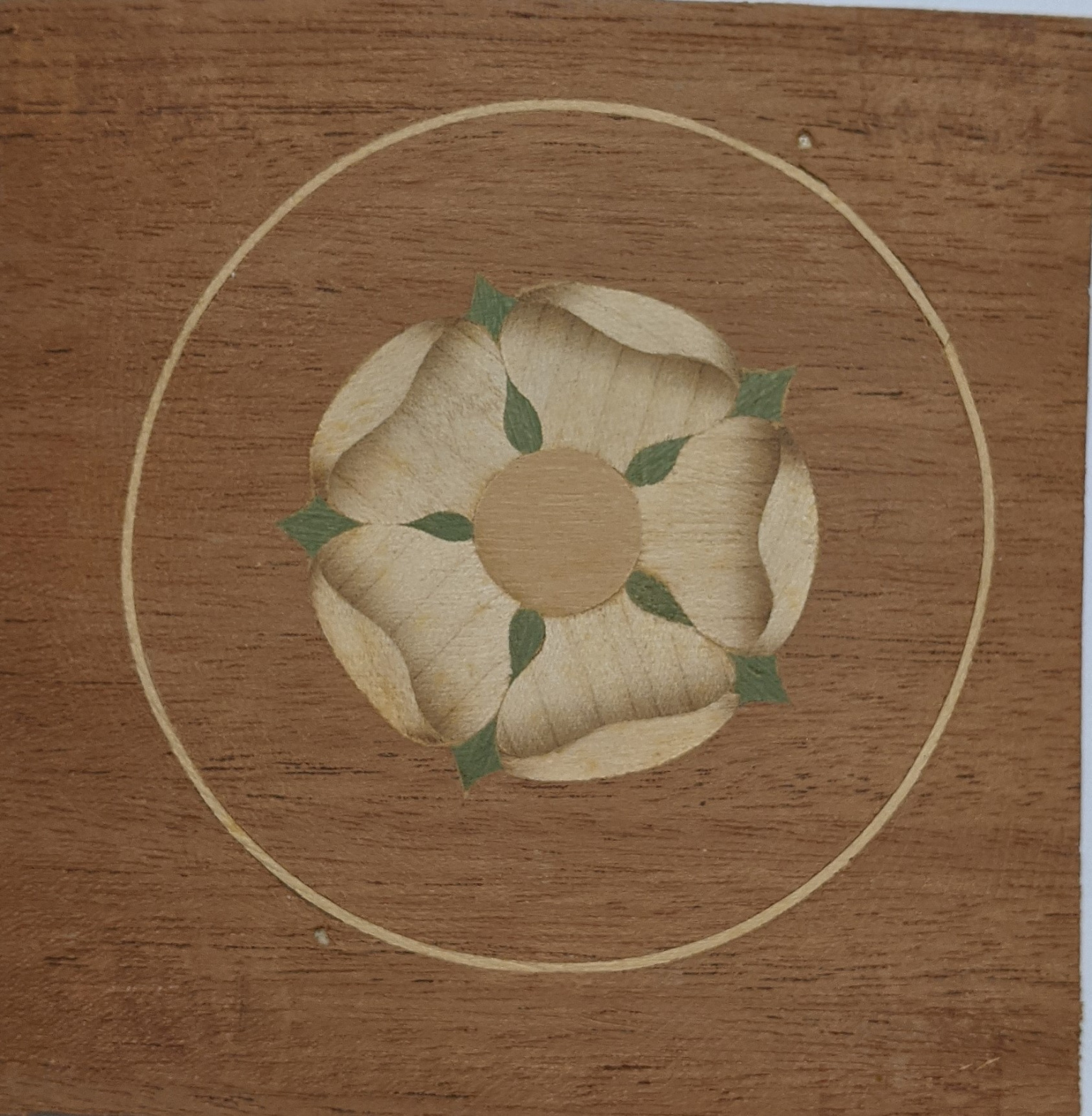 Rose Patter Router Inlay Tudor Rose Inlay - A Dunn & Son